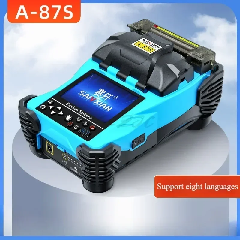 A-87S สามในหนึ่ง Fiber Fusion Splicer ชุดจัมเปอร์สายเคเบิลไฟเบอร์ออปติกแบบประกบฟิวชั่นอัตโนมัติเต็มรูปแบบ