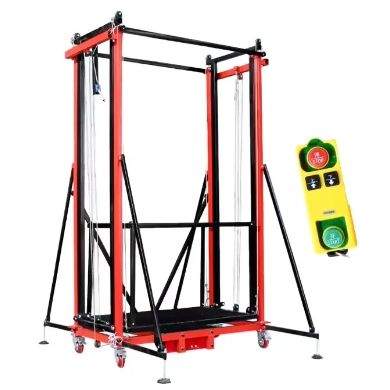 2M To 12M 500kg 300kg Electric Lifting Scaffold Mobile Scissor Lift Tables Work Platforms Scaffolding