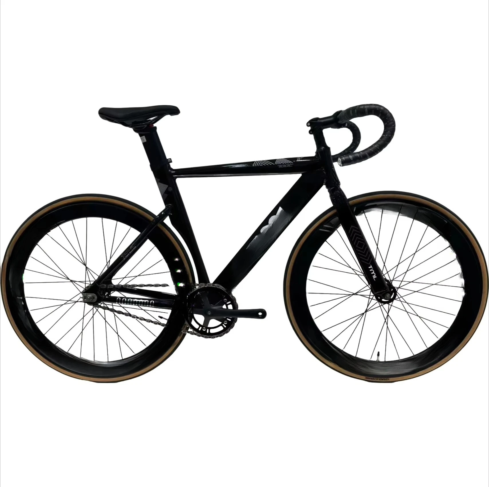 Klassischer Single-Speed-Laufradsatz mit festem Gang