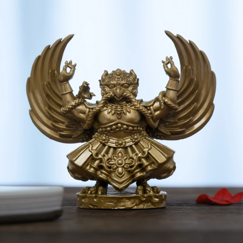 SIMPLE PRACTICE Garuda Dhwaja ornaments handmade brass Buddha statue Zen tea space decorations