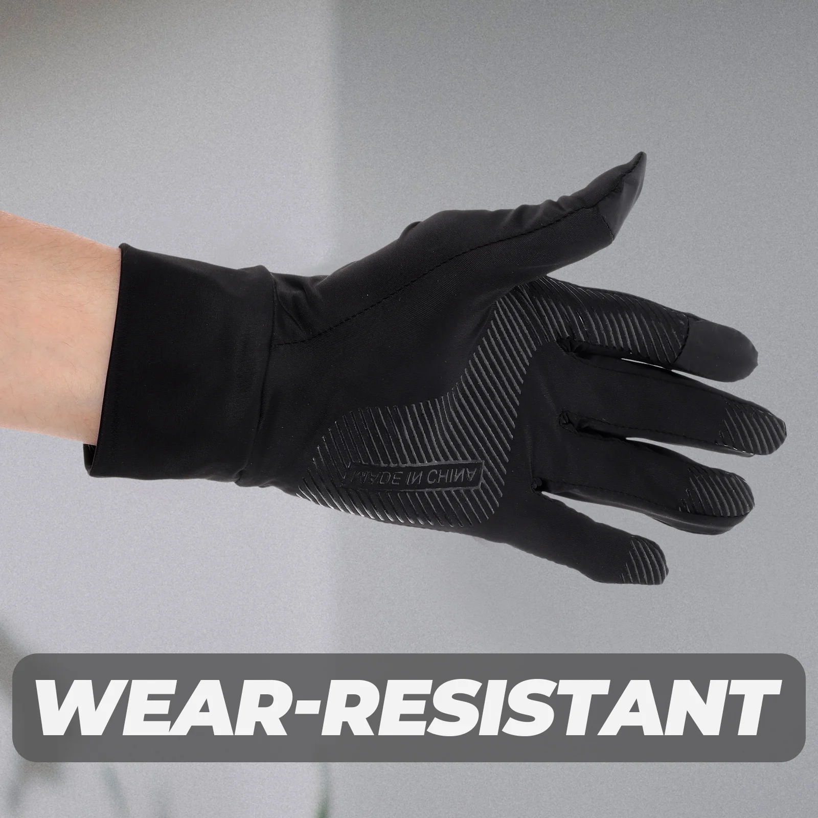 

1 Pair Waterproof Windproof Reflective Cycling Mtb Bike Full Finger Outdoor Gloves Anti-Slip Ergonomic Design Warm Riding Gloves