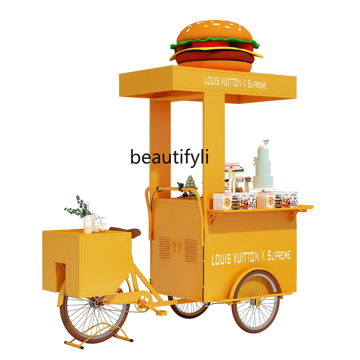 

Outdoor Stall Dining Car Shopping Mall Attractions Drink Sales Promotion Float Stall Snack Car