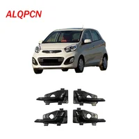 Para manija interior de puerta negro gris para kia picanto 2011-2016