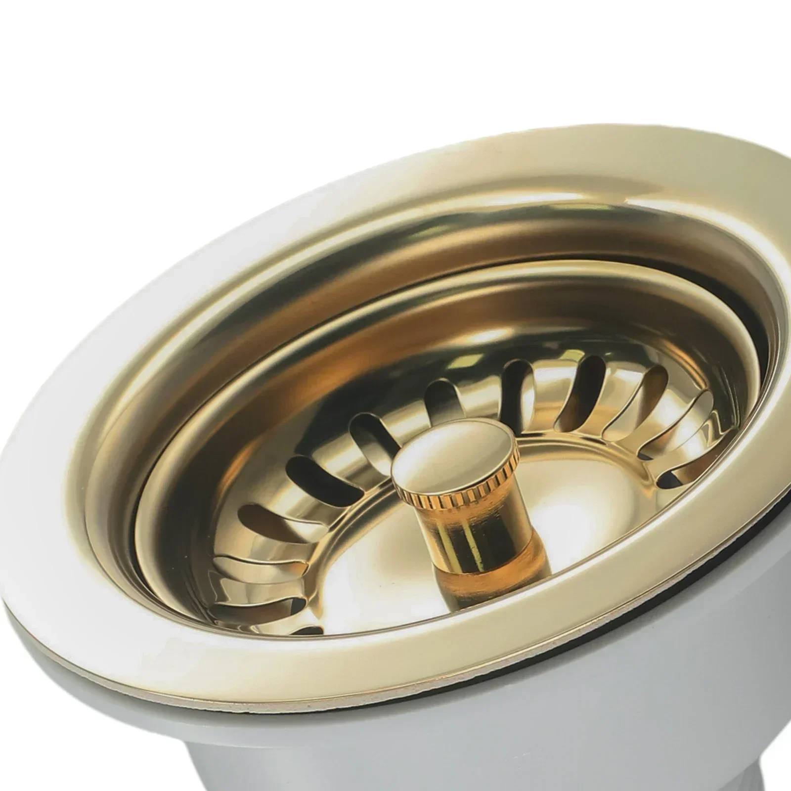 

Эффективный слив для раковины с золотым покрытием, высококачественный слив для кухонной раковины