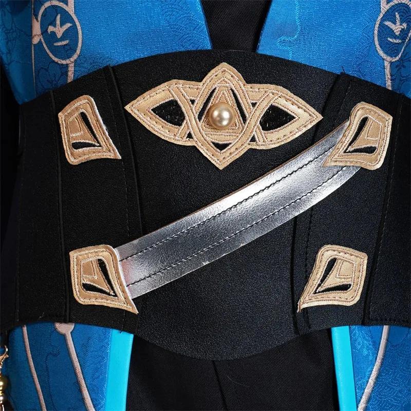 ROLECOS Honkai Star Rail Anaxa Cosplay Costume Demised Scholar Anaxa Men Suit Halloween Carnival Party Uniform