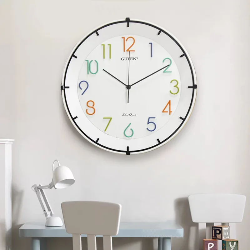 

Simple and stylish wall clock living room modern bedroom Nordic clock