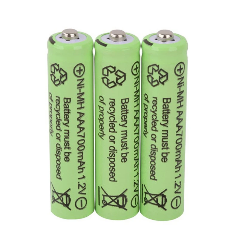 Akumulatory NiMH 1.2V AAA 700mAh do ładowania, do elektrycznych zdalnie sterowanych samochodów, zabawek RC, kalkulatorów, pilotów, wysoka jakość — zdjęcie produktu 4