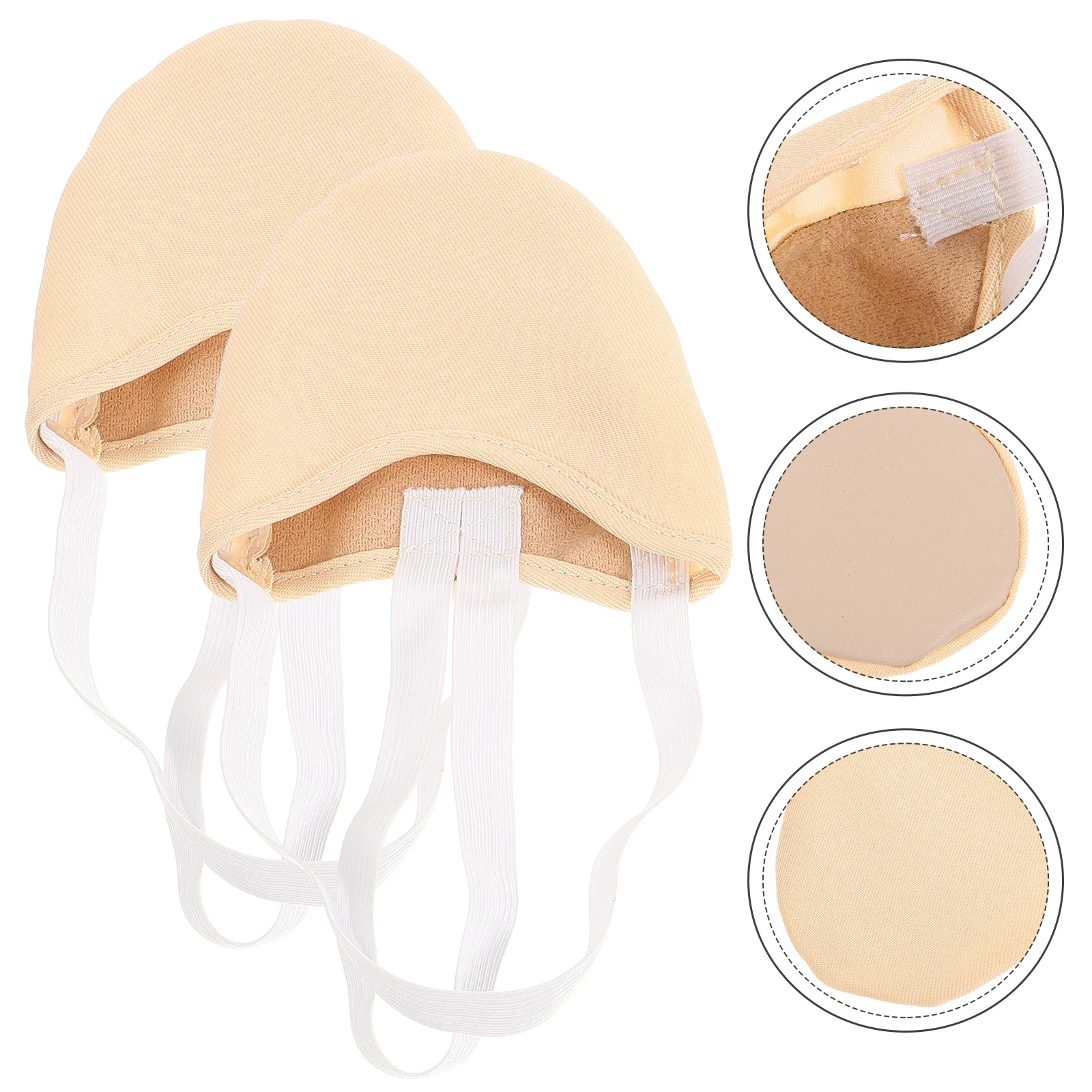 1 قطعة 1 زوج نصف باطن أحذية الرقص تنفس عدم الانزلاق تو حماة ل الباليه اليوغا بيلاتيس الرقص الحديث القدم التبعي #4