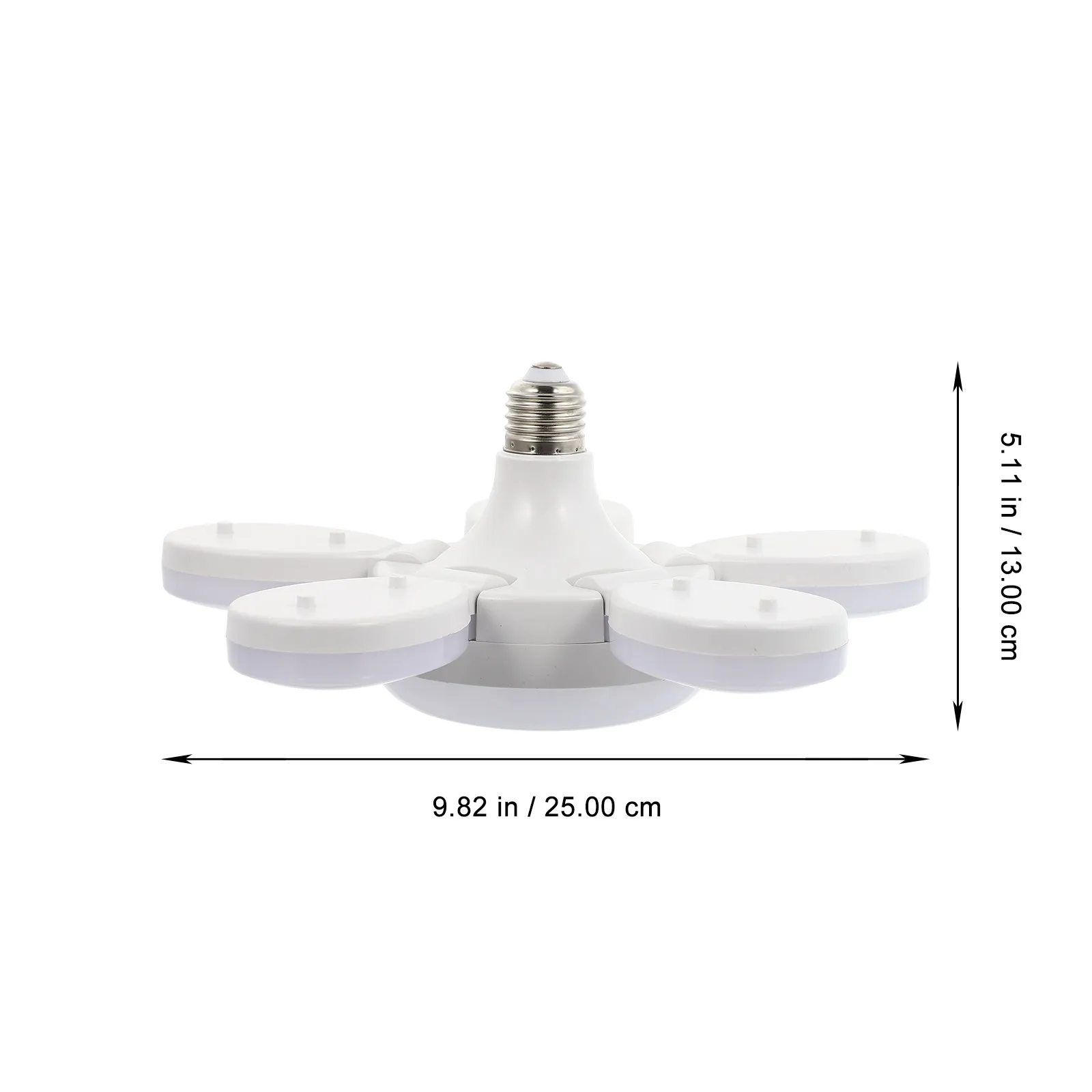 1Pcs Five-Leaf Foldable Garage Lamp LED Ceiling Light with Rotating Body Colorful Decorative Lighting Quick Install Tool-Free