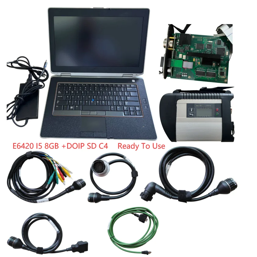 

Multiplexer SD Connect C4 with DAS Xentry Diagnosis EPC Car Diagnostic Tool MB Star C4 Car With Laptop e6420 i5 8g Ready to use
