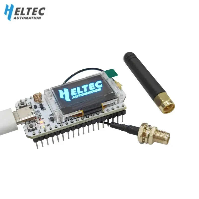 Heltec Wifi Lora 32 v3 Placa de Desenvolvimento Usb tipo c com Sx1262 Esp32-s3 Lora nó com Wi-fi Ble Lora Display Oled