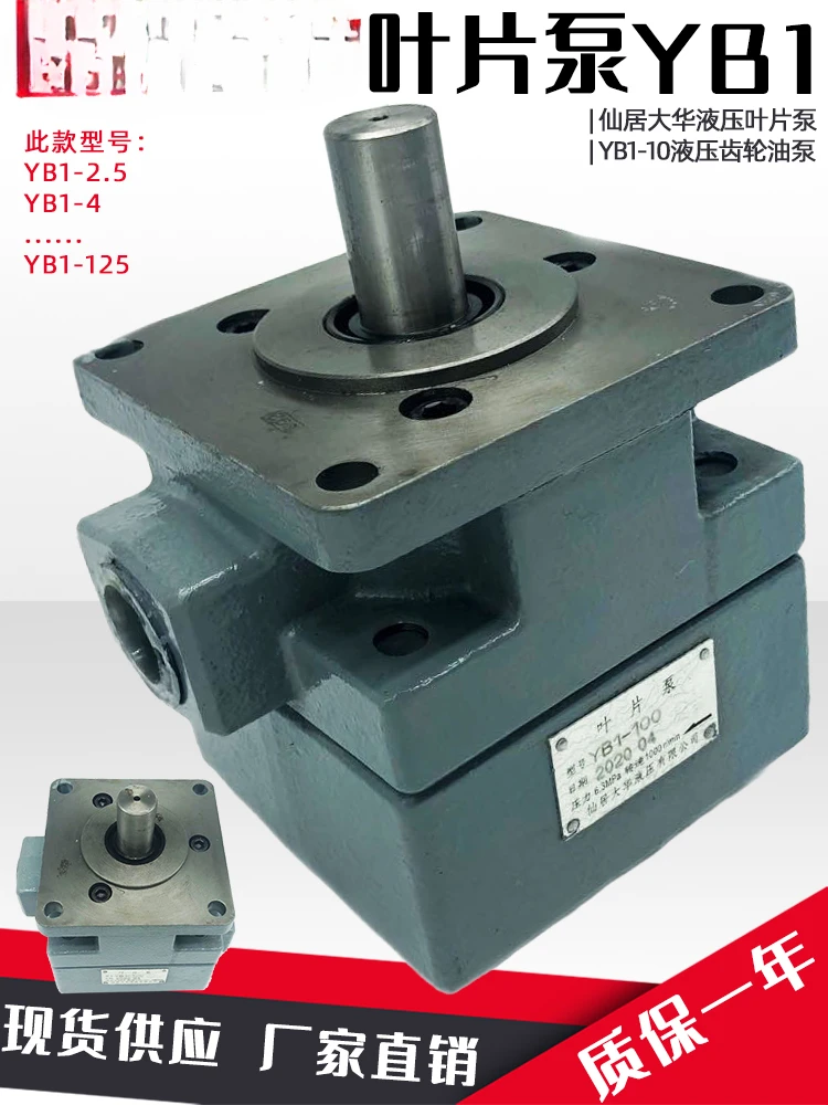 Hydraulic vane pump yb1-10 gear pump YB1-100/16/20/25/32/80/100