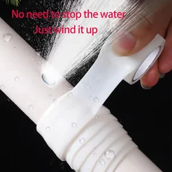 Self-adhesive Waterproof Tape With High Pressure Resistance And Strong Leak-stopping And Water-stopping Repair,1Roll