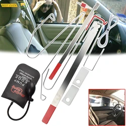 9 Pcs Universal Car Door Emergency Opening Key Lost Lock Out Unlock Opem Tools Kit Air Pump Auto Styling Parts  Car Accessories