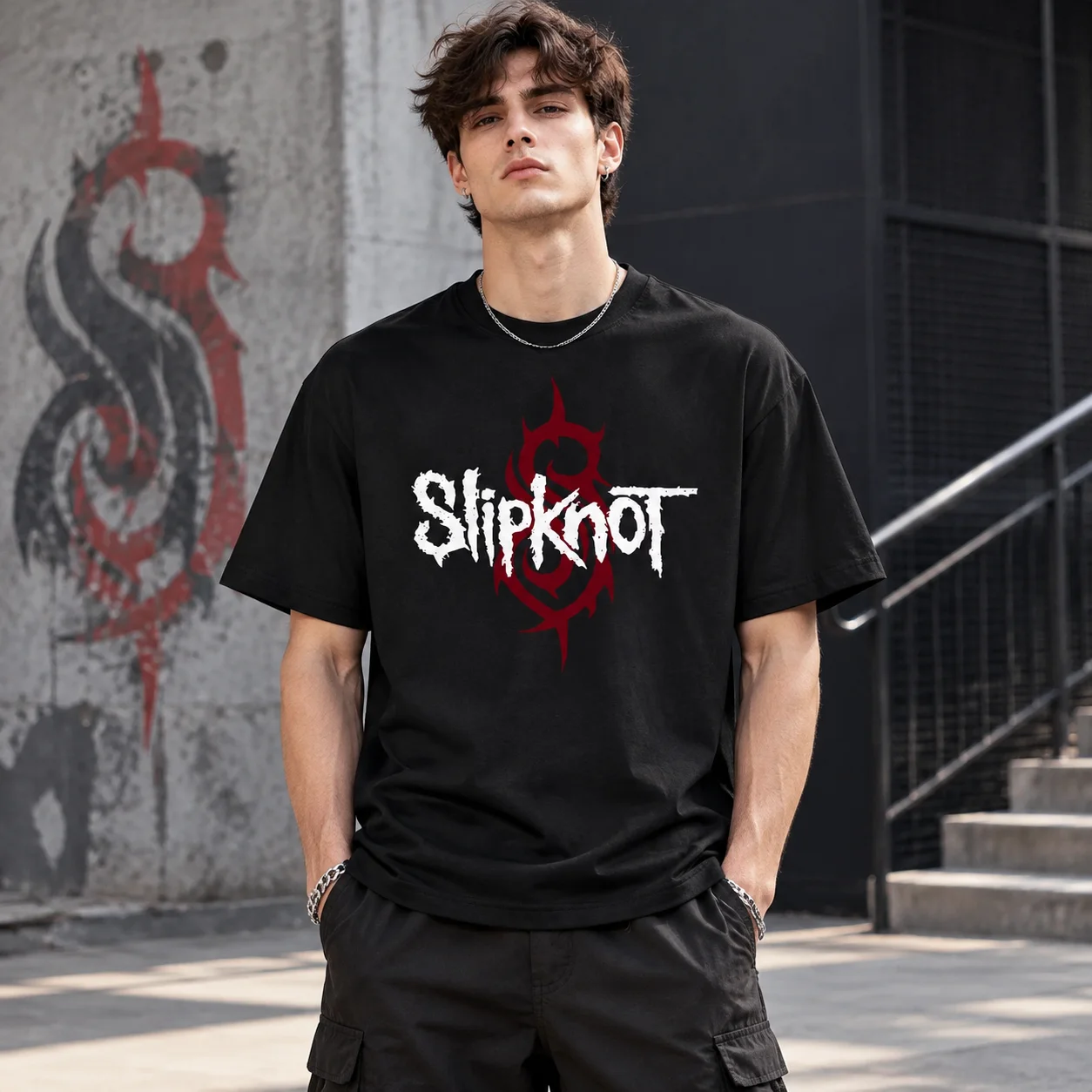 Prepare for Hell Tour Shirt Heavy Metal Tees Man Rock Band T-shirt Men's Slipknots Print Fashion Harajuku Kawaii Y2K Clothing