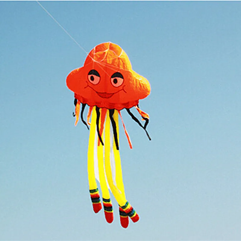 free shipping jellyfish kite flying outdoor toys adults kite reel cartoon kitesurfing cometas para colorear air bounce fishing