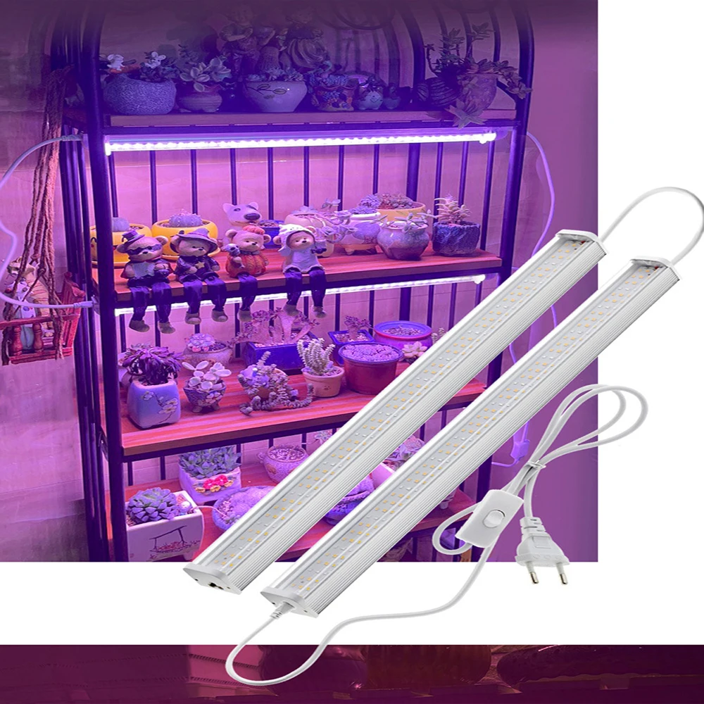 Full Spectrum Sunlight Tube LED Plant Growth Lamp for Hydroponic Vegetable Cultivation Soilless Culture Greenhouse Supplementary