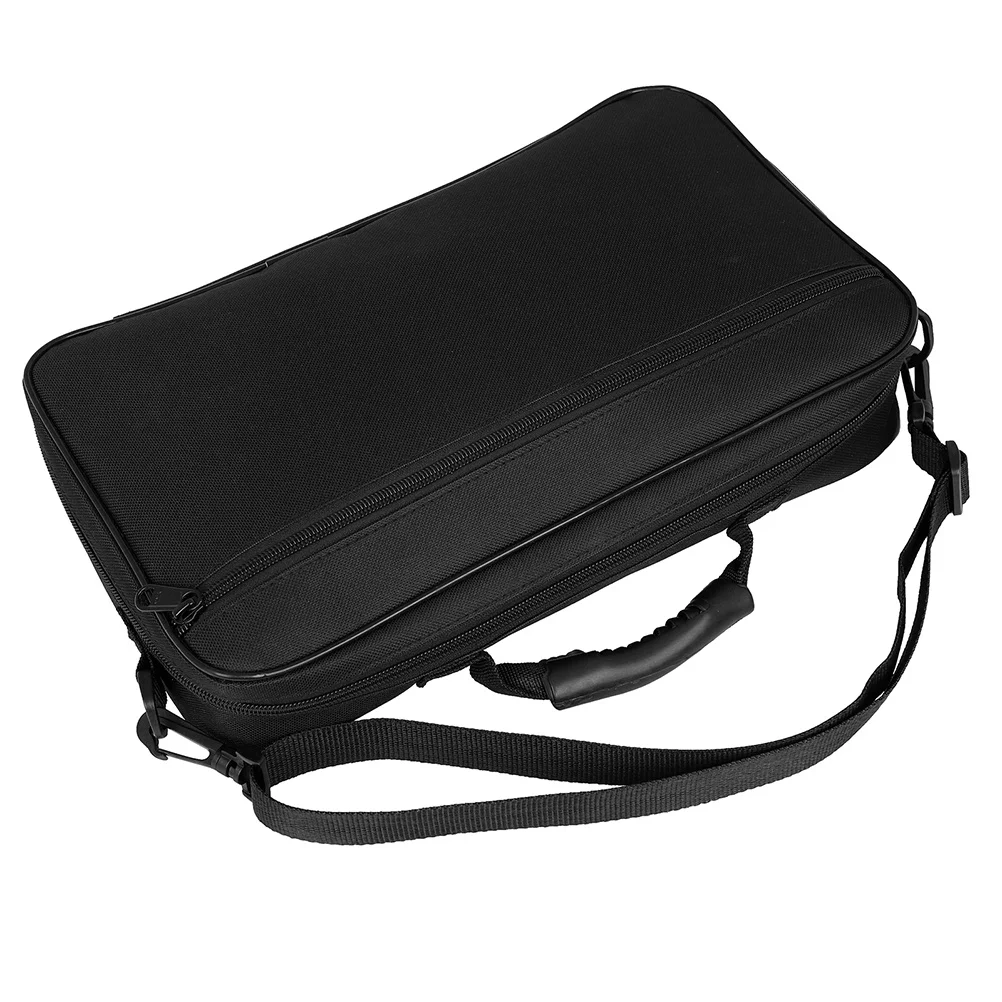 Black Oxford Cloth Oboe Shoulder Bag Single Handbag Waterproof Durable Portable Instrument Case Storage Bag Gifts