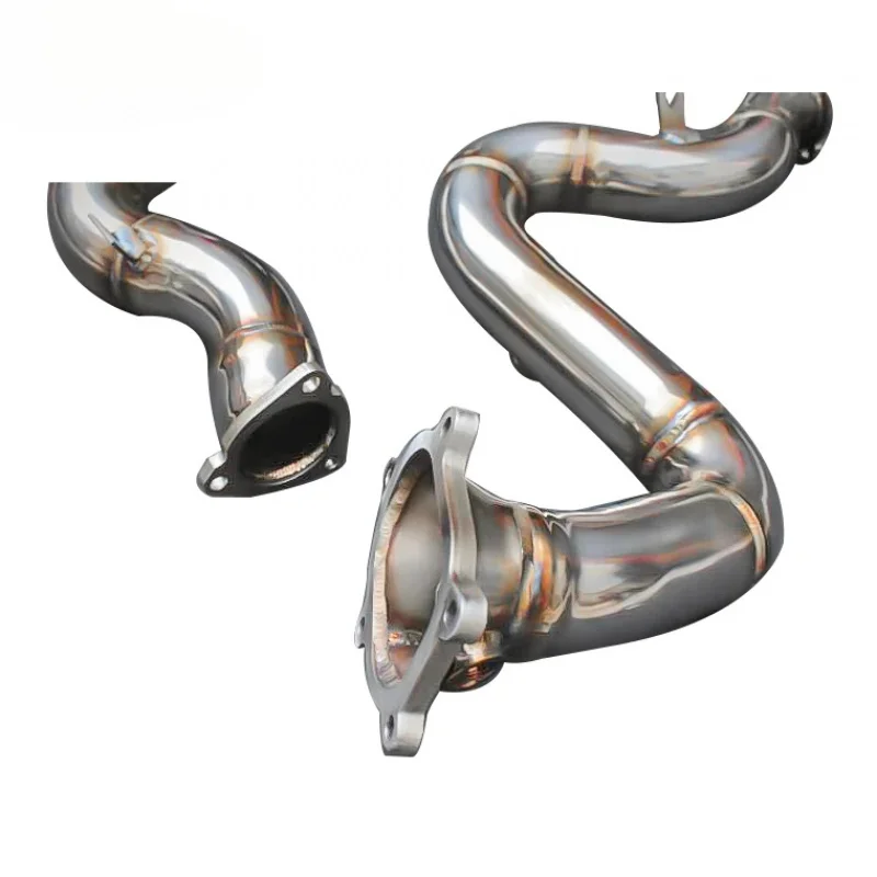 

Downpipe For AUDI S6 S7 RS6 RS7 C7 4G 4.0 TFSI QUATTRO 2012-2017 304 Stainless Steel Catless Exhaust System