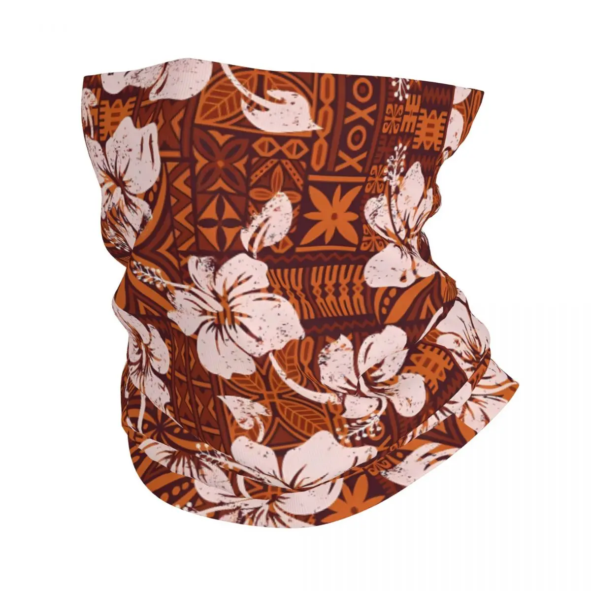 Vintage Hawaiian Hibiscus Thin Wrap Scarf Bandana Neck Gaiter Face Cover Headband