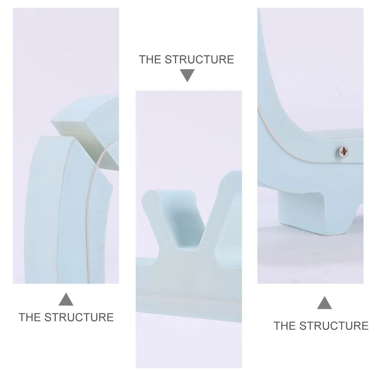 

Wooden Shape Saving Pot Nordic Style Blue Children Box Home Decoration Photography Props Coin Storage Jar Gift