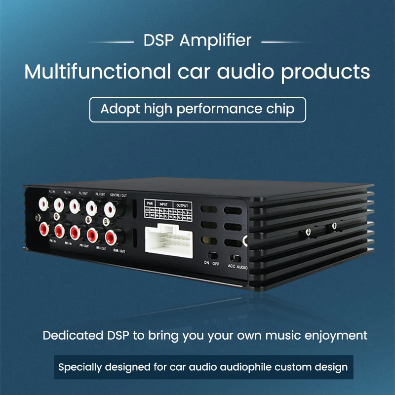 Upgrade Digital Audio Auto Parts For Kia Hyundai 2012-2016 AMP 4*90W High Power Car Radio Audio Adjustment DSP Amplifier Sound