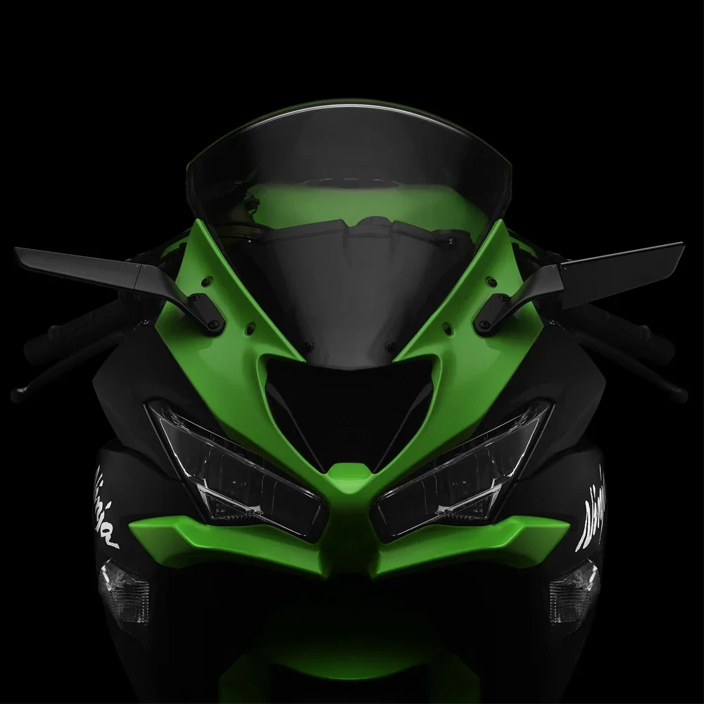 

Ninja 650 Accessories For Kawasaki Ninja650 Ninja400 2018-2023 Motorcycle Stealth Mirrors Adjustable Sports Winglets Aluminum