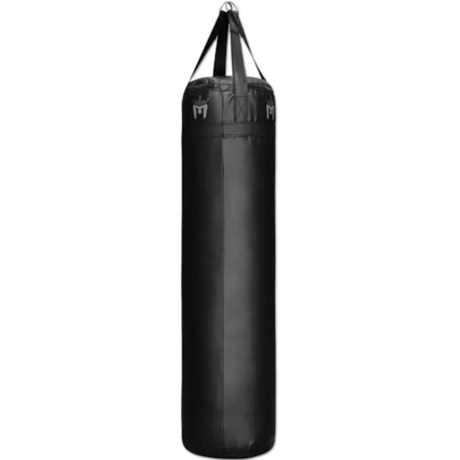 100lb Filled Heavy Bag for Boxing MMA Muay Thai - 60 Professional Kicking Punching Bag vinyl black ultra-durable stitched seams
