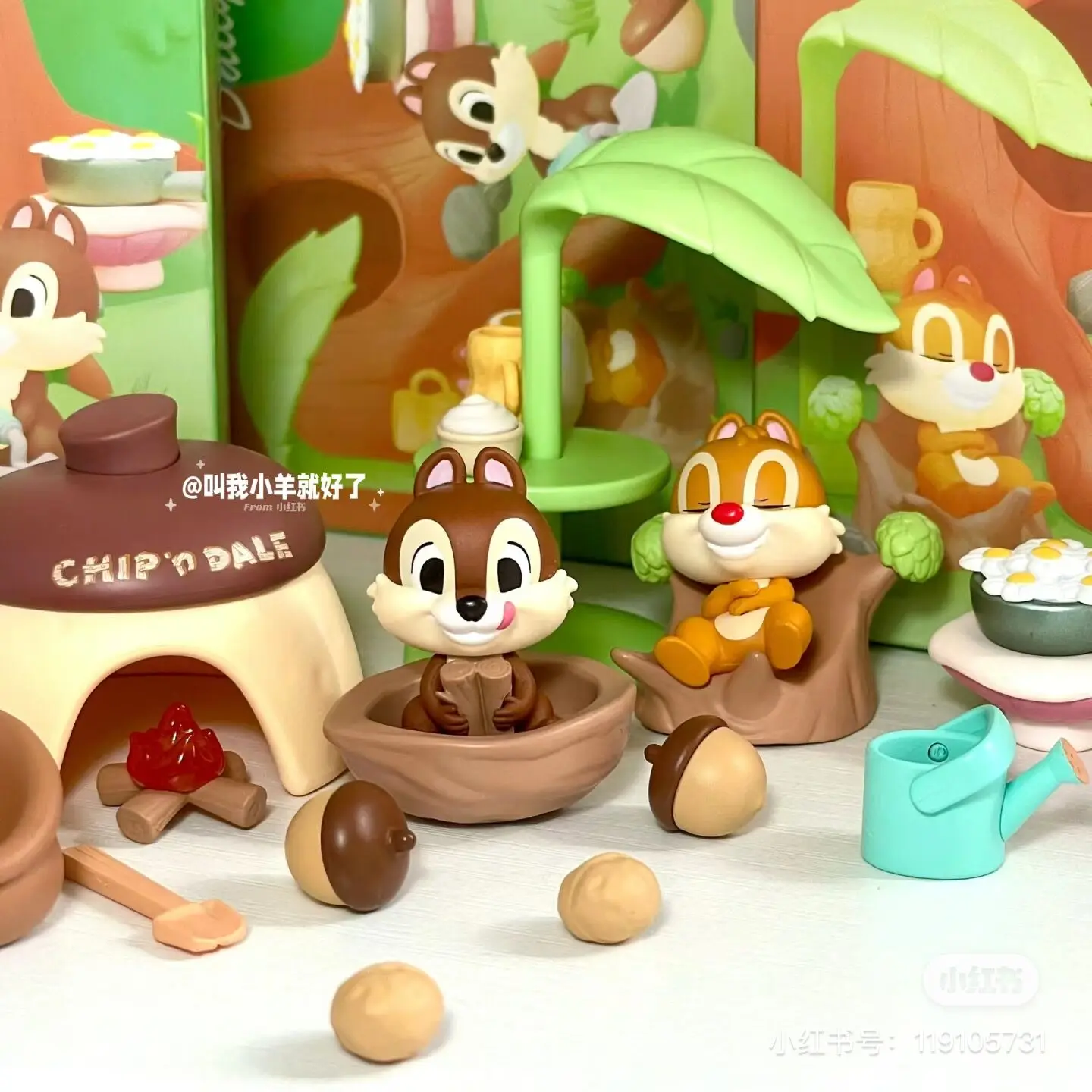 Chip N Dale Daily Series Scene Anime Figures Display Figures Figurines Trendy Play Toys Ornament Statue Desktop Decorations