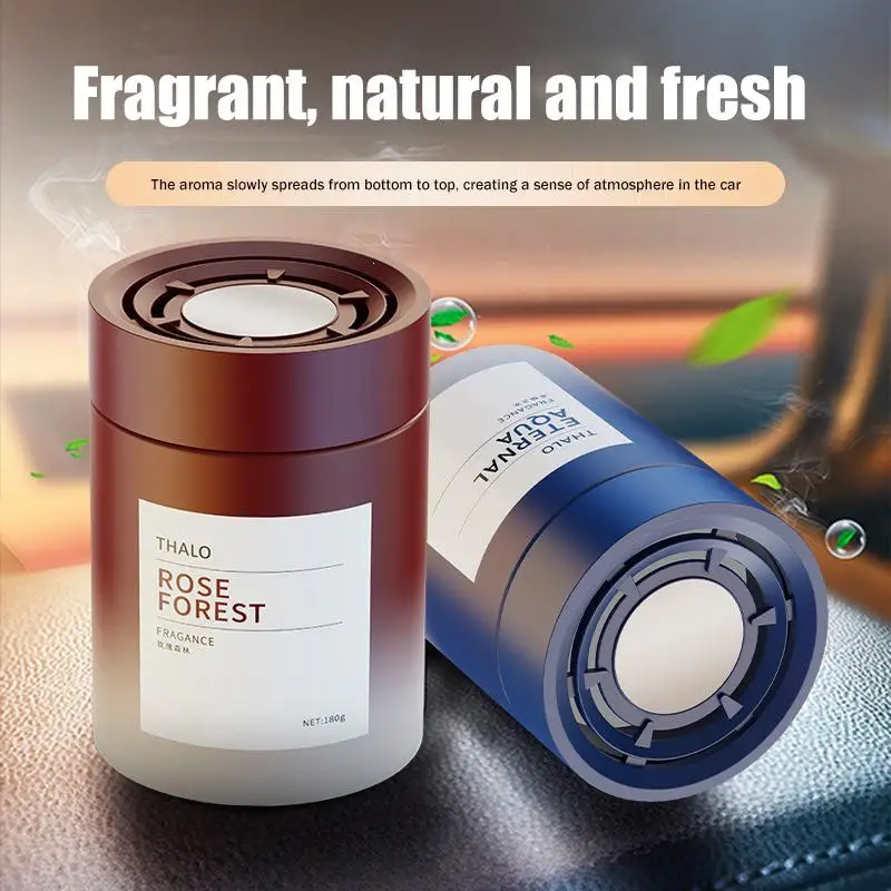 Gel Car Perfume Solid Air Freshener Odor Eliminator for Long Lasting Auto Interior Fragrance