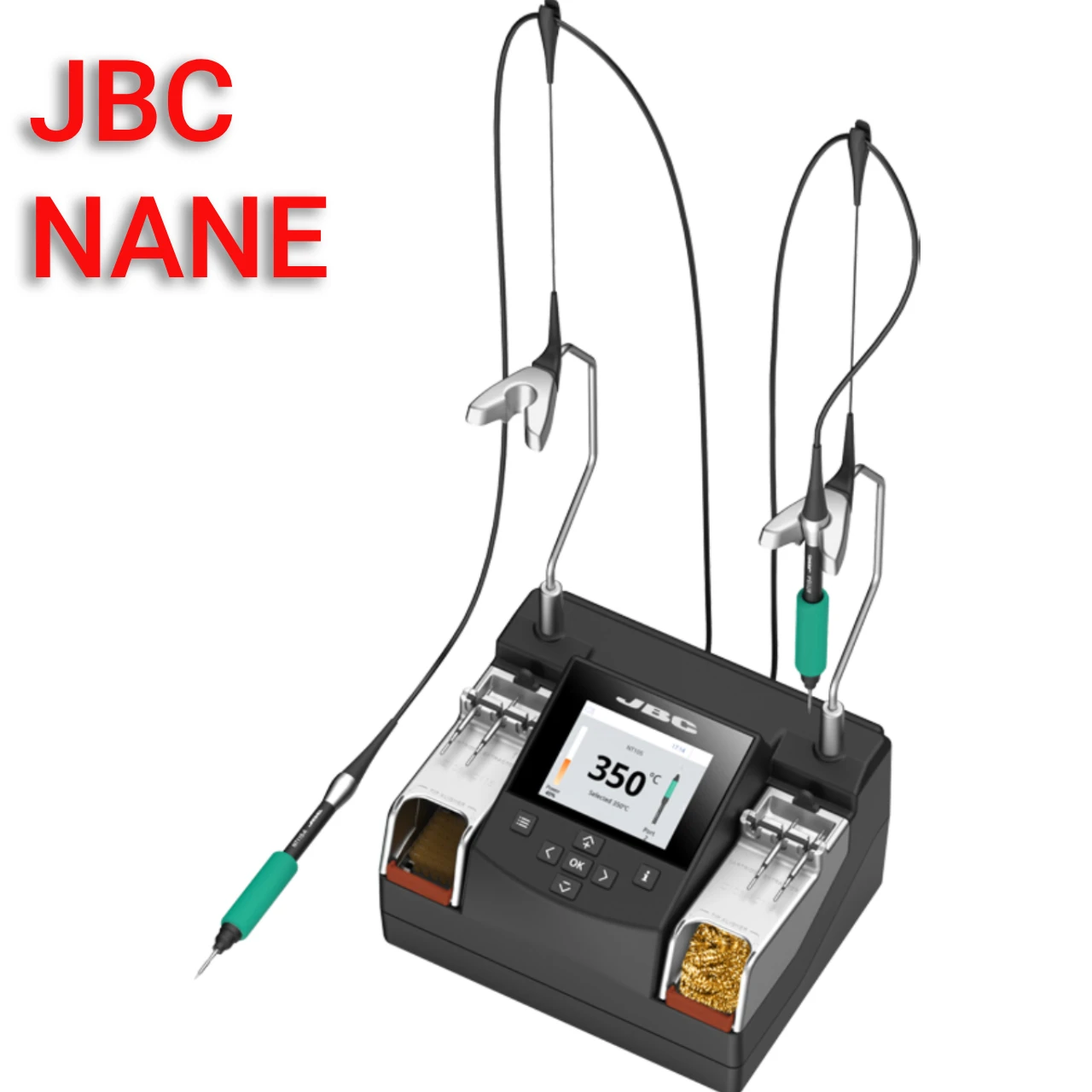 Stazione di saldatura JBC NANE-2C stazione di saldatura di rilavorazione con punta di ferro originale 220V C115 per strumenti di riparazione BGA PCB