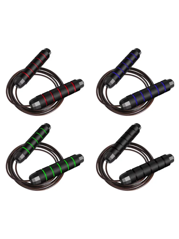 Adjustable Rapid Speed Jump Rope Steel Wire Skipping Rope for Fitness Workout Training Home Sport Equipment