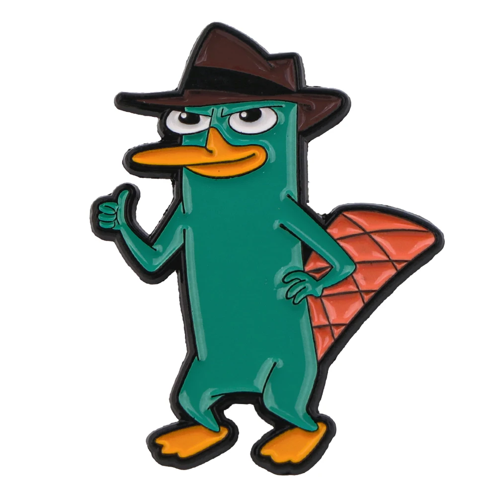 Cute Platypus Enamel Pin Brooches on Clothes Badge Bag Clothes Lapel Woman Men Jewelry Gift