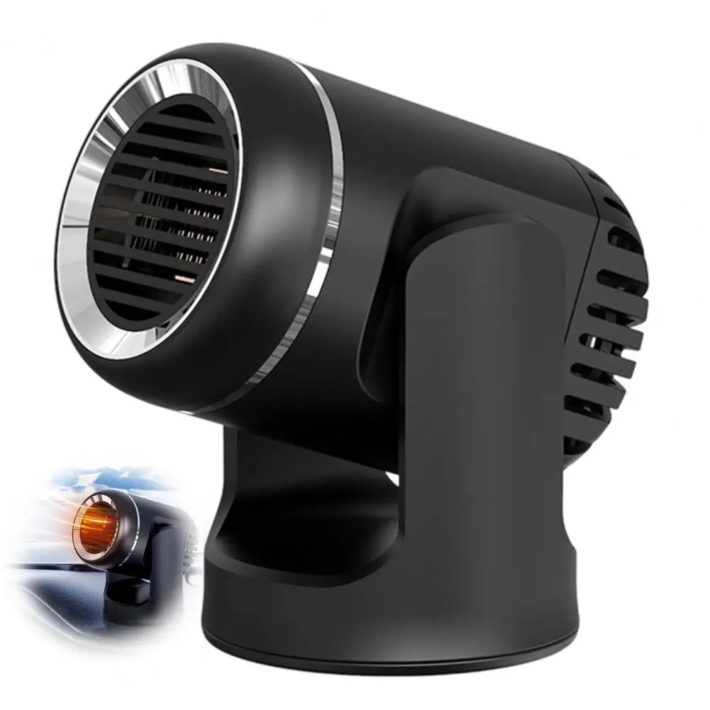 Electric Heating Fan for Car Car Heater Defroster, 12V Electric Heating Fan for Auto Windshield Defogging, Desktop Space Heater