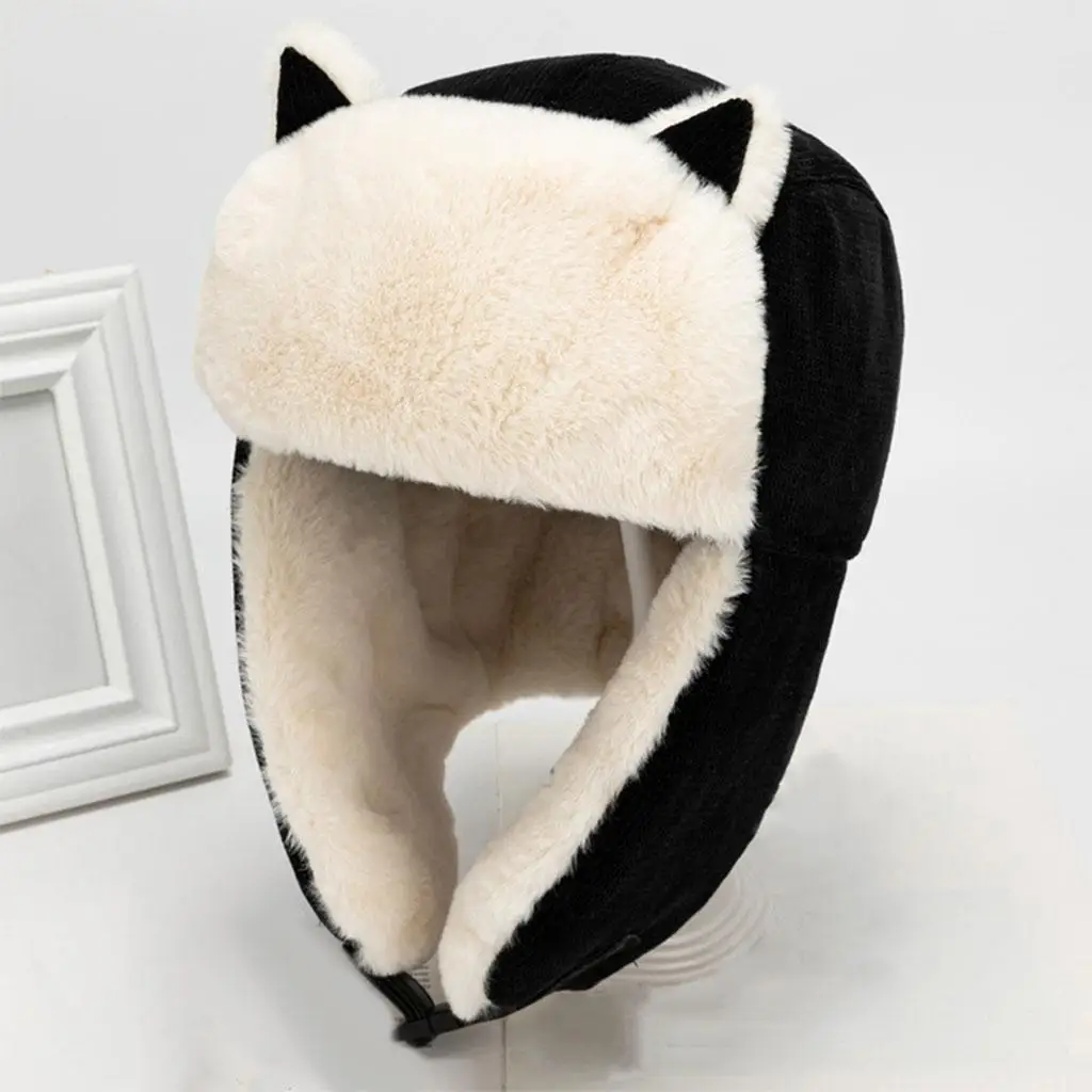 Chapéu Ushanka para esqui, chapéu russo quente, acessórios ao ar livre, inverno