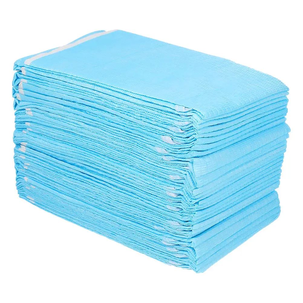 60Pcs Disposable Adult Bibs Elderly Waterproof Oil-Proof Dining Protectors for Seniors Convenient One-Time Use Eating Bibs