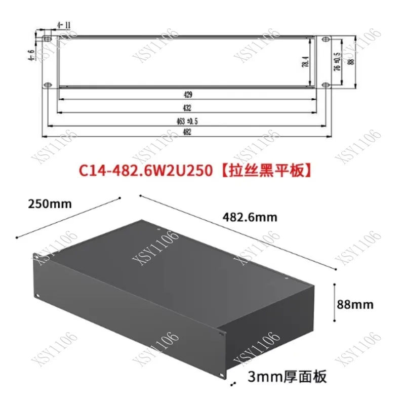 Rackmount Equipment Chassis Manufacture - Custom AI & Mining Industrial Instrument Housing for Specialized Use