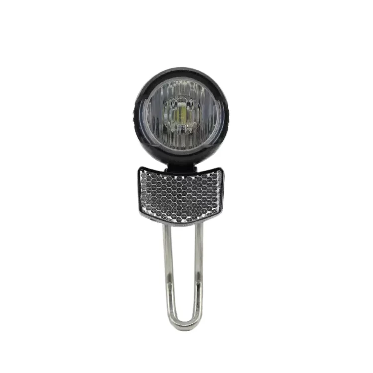 Electric Bike Accessories LED Headlight Horn Switch Cable Light Kits ABS Handlebar Mount Battery Powered Warning