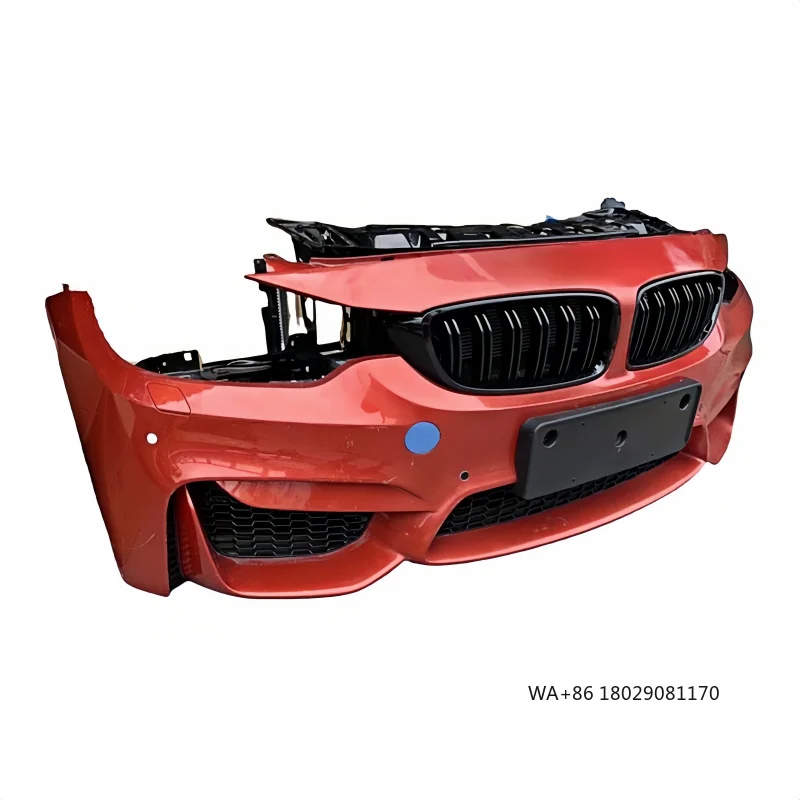 

For -M4 F82 New Front Bumper Assembly with Radiator High Quality Car Bumper Front LED Lighting