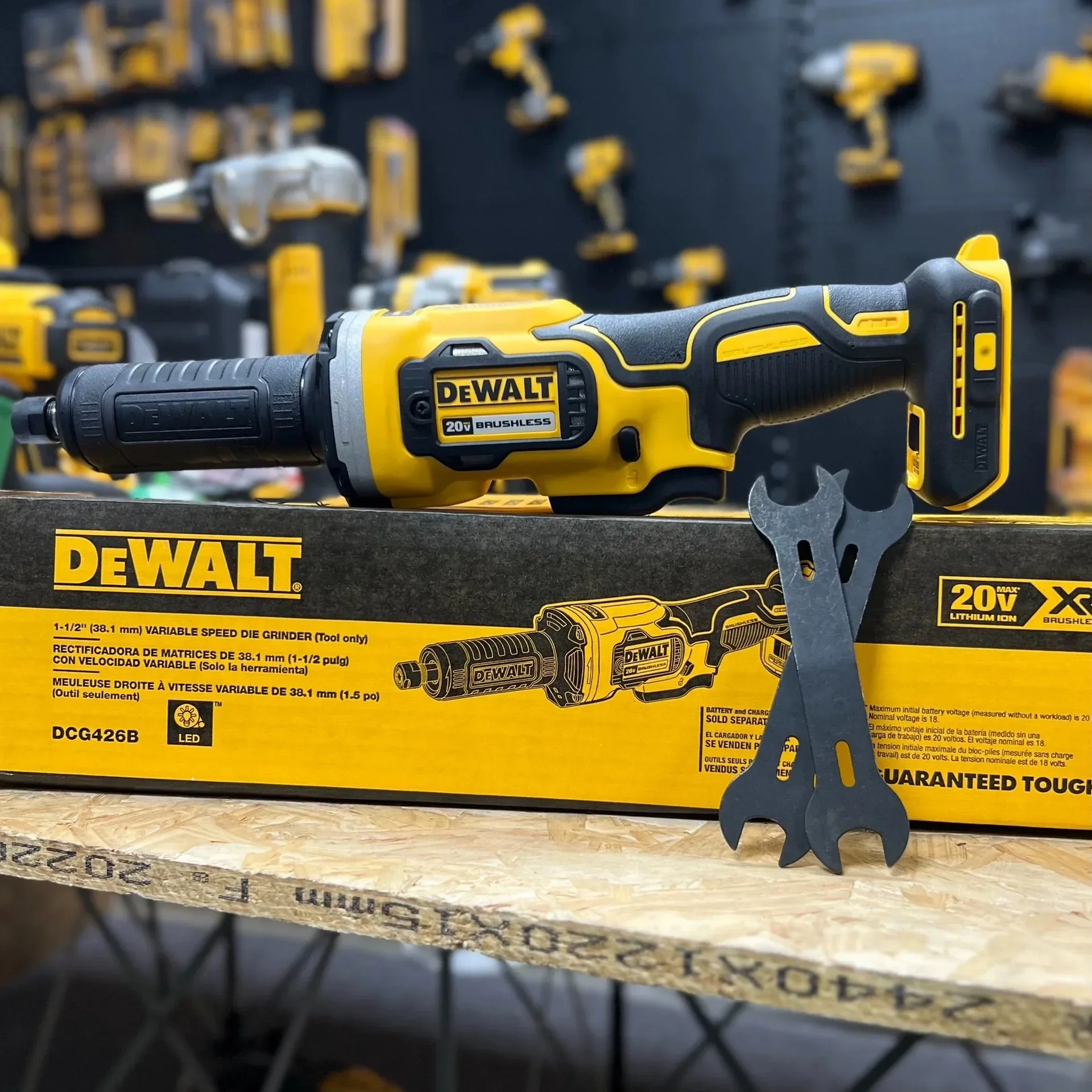 Imagem -06 - Dewalt-velocidade Variável sem Fio Die Grinder Tool Dcg426b 20v 11 Apenas Corpo Novo Produto