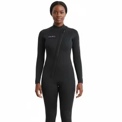 Women's diving suits One Piece Wetsuit 3mm / 5mm Neoprene Full Body Front-Zip for Surfing Diving,winter swimsuit