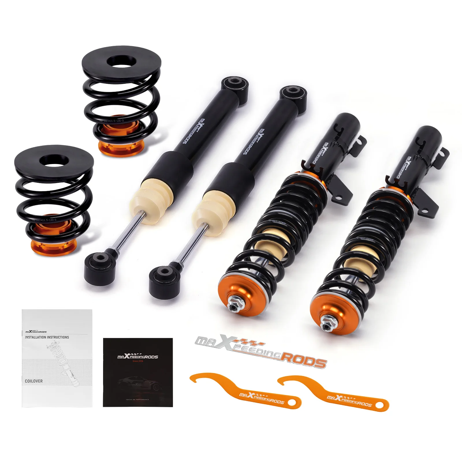 Front Rear Left Right Performance Coilovers for Audi TT Quattro 8N 1998-2006 Coilovers Suspension Lowering Kit