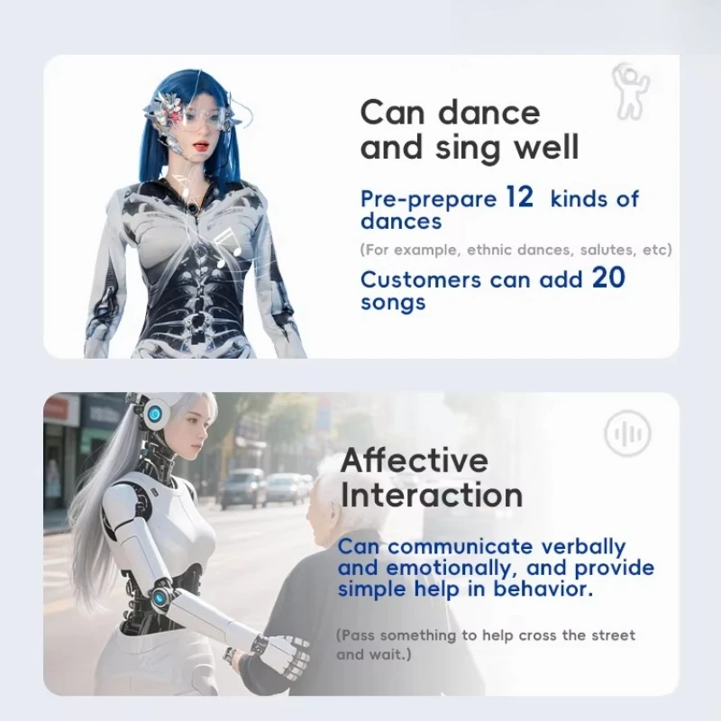 Bionic Humanoid Robot, Real Robot, Beauty Robot, Emotional Exchange and Life Interaction, Welcome Reception Robot - Image 5