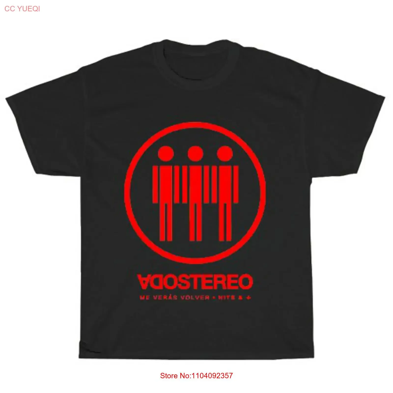 Soda Stereo Logo American Men's T Shirt Funny Size S to 5XL vintage Washed Top For Everyday Wear Versatile Soft Casual Slightly