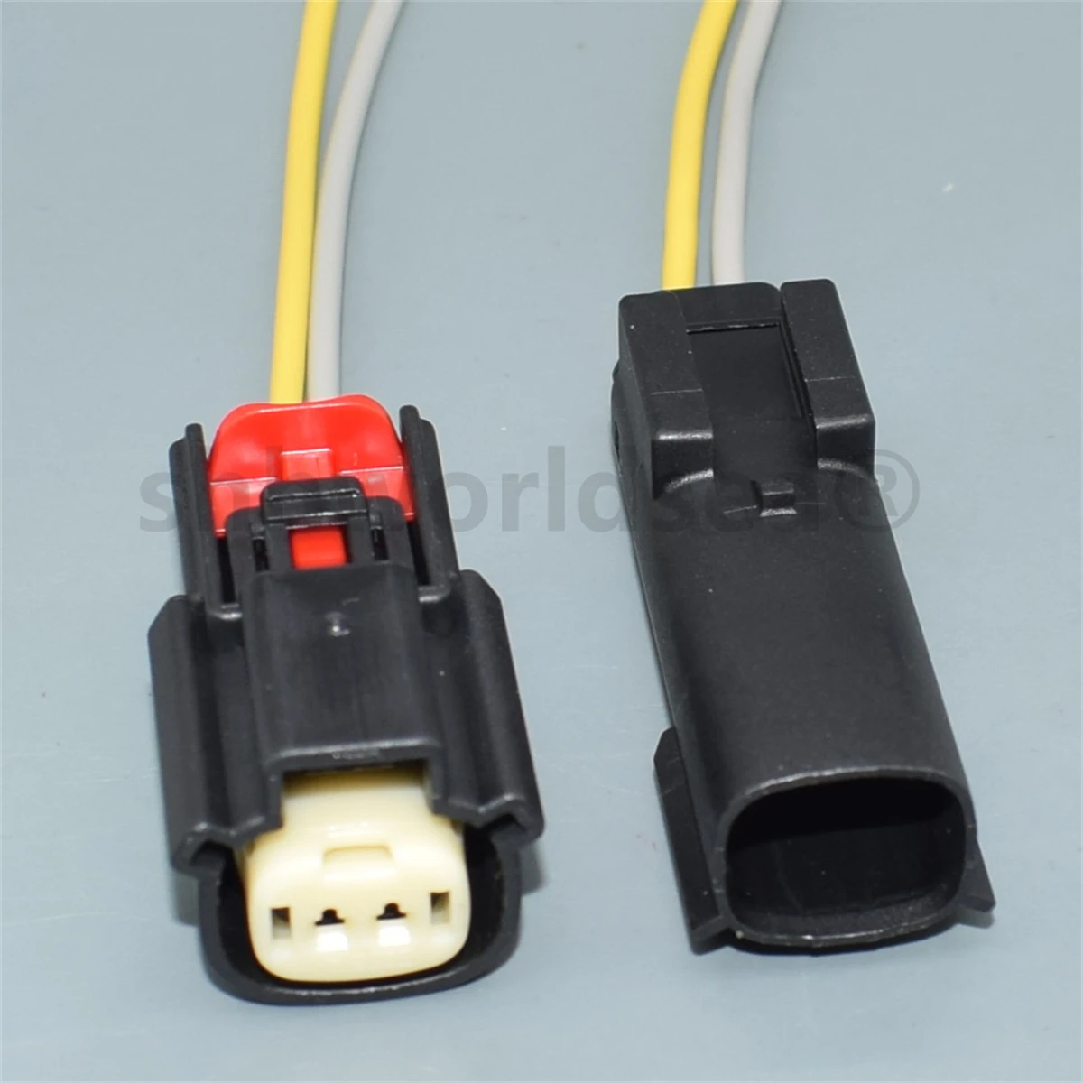 worldgolden 2 Pin Auto Lamp Socket Temperature Sensor Connector Wiring Harness For BUICK Excelle Verano 33471-0201 33481-0201