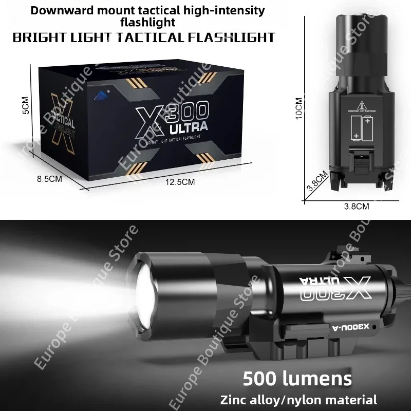 X300U X300 Ultra X300U-A Alloy Flashlight 2026, 500LM Strobe Torch, Affordable Outdoor Light for Model Parts Accessories