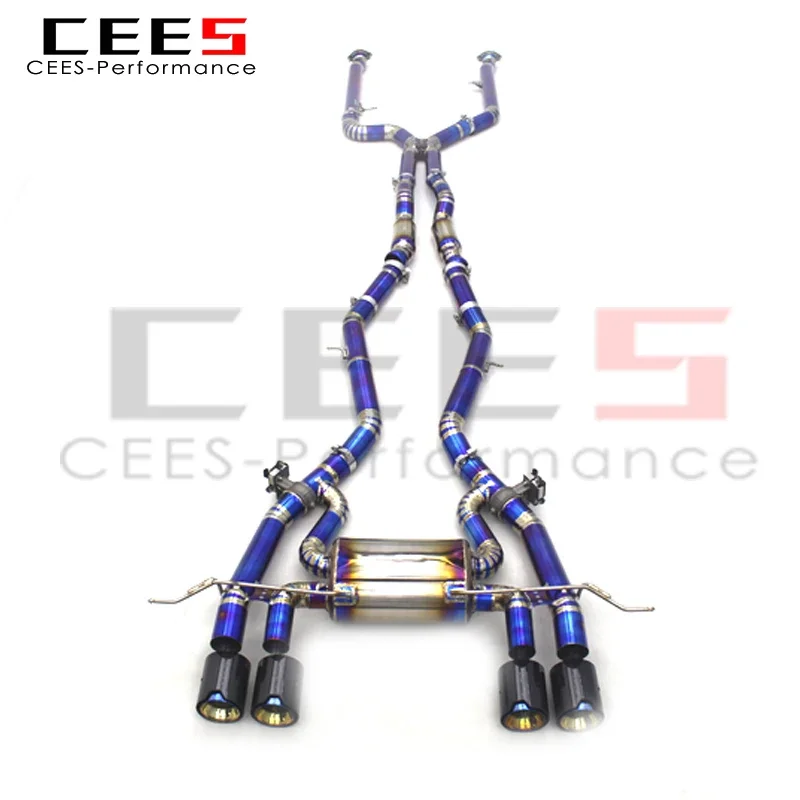 

CEES титановая выхлопная система Catback для BMW M3/M4 G80/G82/G8X 3,0 T 2019-2023 Valvetronic глушитель выхлопной трубы