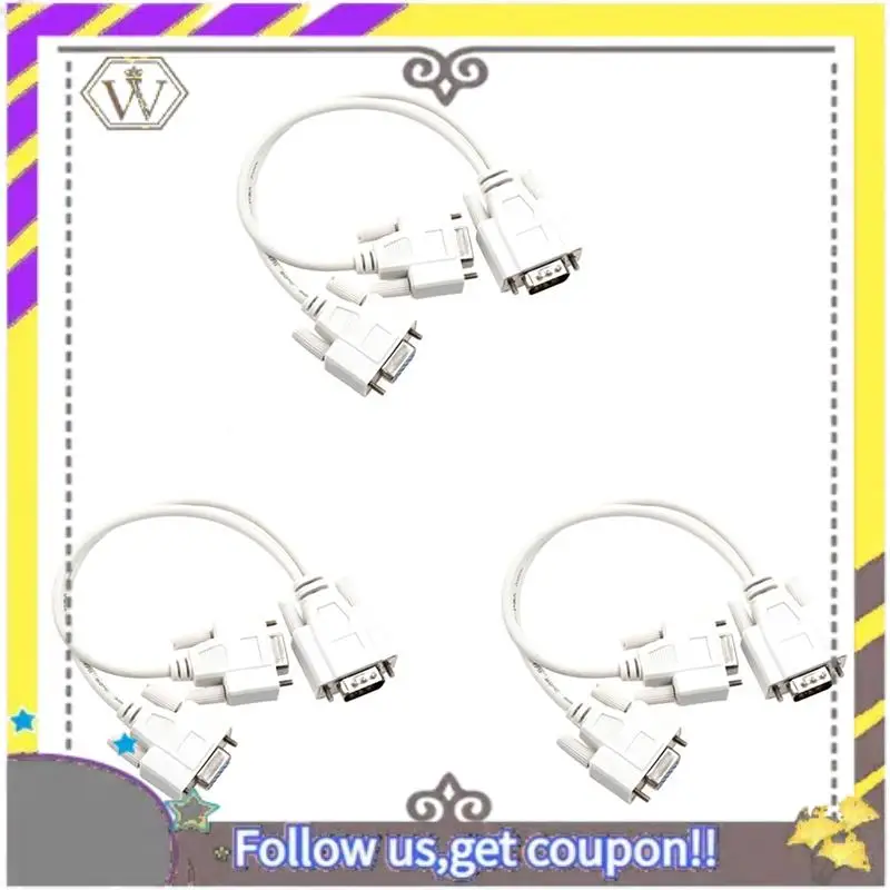 

AU33-3X НОВЫЙ КАБЕЛЬ РАЗЛИТЕЛЯ 1 ПК на 2 МОНИТОРА для ВИДЕО VGA