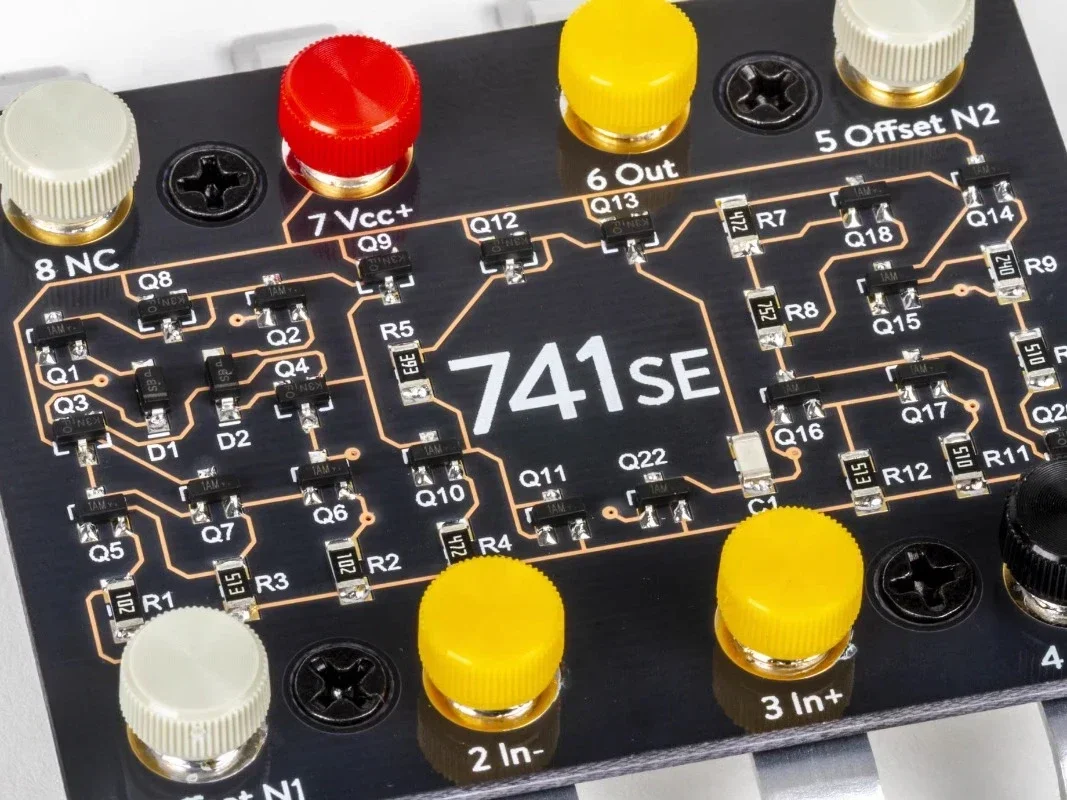 741 Learning Kit, Operational Amplifier Principle, Transistor, Fabrication, Chip, Operational Amplifier, Analog Circuit