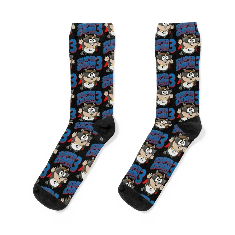 Super Coon Socks Hiking boots gym funny gifts Socks Woman Men's